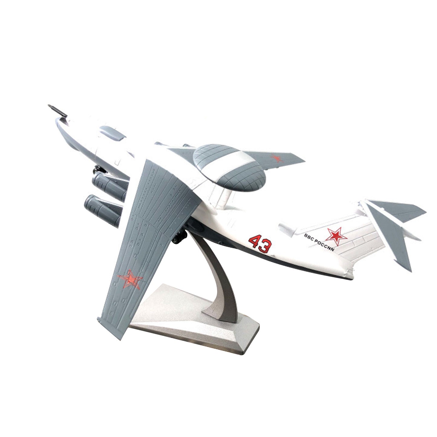 23CM 1:200 Soviet Beriev A-50 Mainstay Early Warning Aircraft Military Model