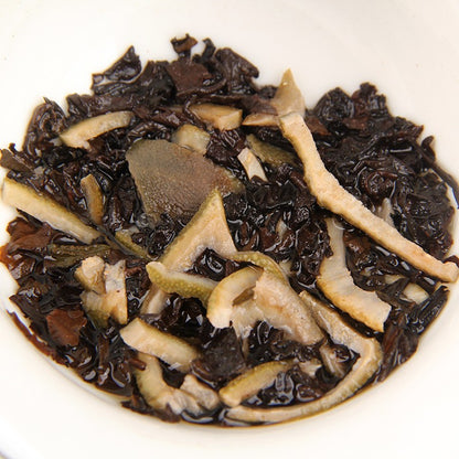 500g Yunnan Pu'er Tea Small Green Mandarin Orange Chenpi Pu'er Ripe Tea Cake