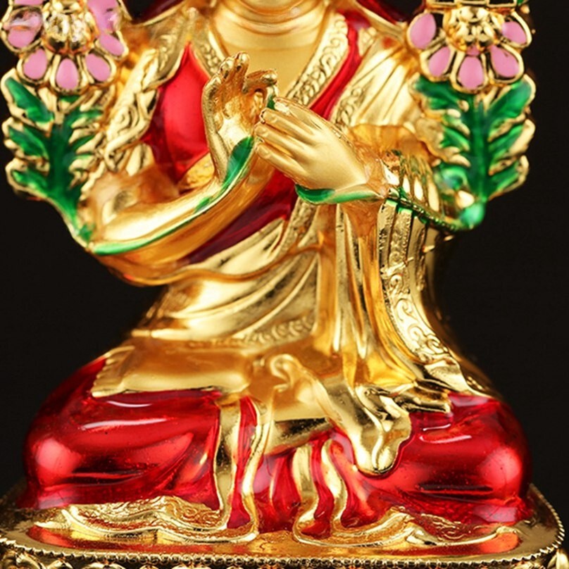 7cm New Omniscience Abdicate Nanga Gyatso Rinpoche Statue Mai Peng