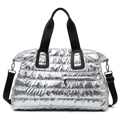 Women Big Capacity Quilted Yoga Sport Handbag Fitness Bag Travel Crossbody Bags