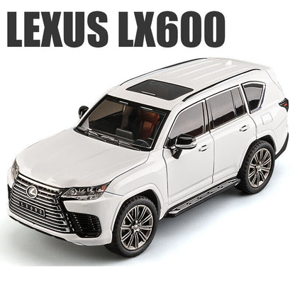 1:24 Lexus LX600 SUV Diecast Model Car Toy Vehicle Gift Sound & Light Collection