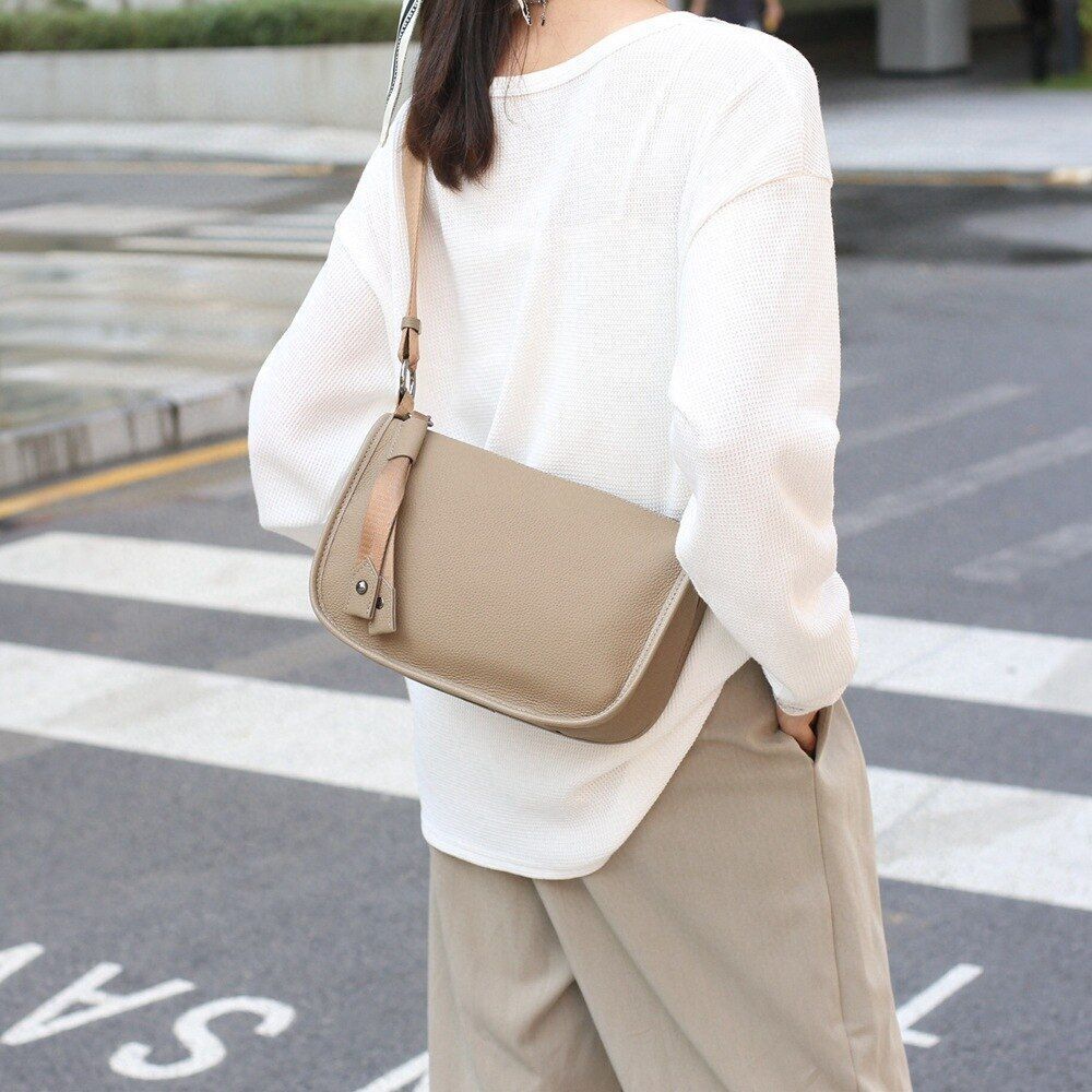 Genuine Leather Crossbody Bags Luxury Simple Handbags High Quality Shoulder Bags