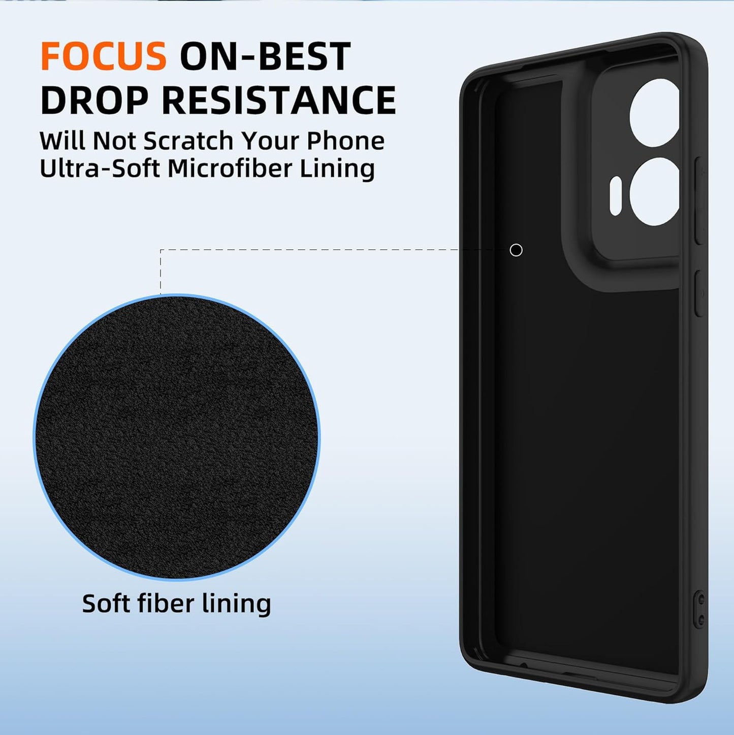 For Moto G Stylus 5G 2024 Case,Liquid Silicone Upgrade [Soft Anti-Scratch Microf