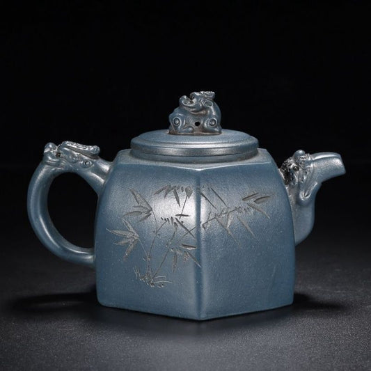 Chinese Yixing Purple Clay Teapot Tea Set Pot Zisha Ceramic Cute Decor Figurine
