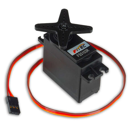 FeeTech 36g Continuous Rotation Servo Motor, Speed @4.8V: 0.18 sec/60° (FS5103R)