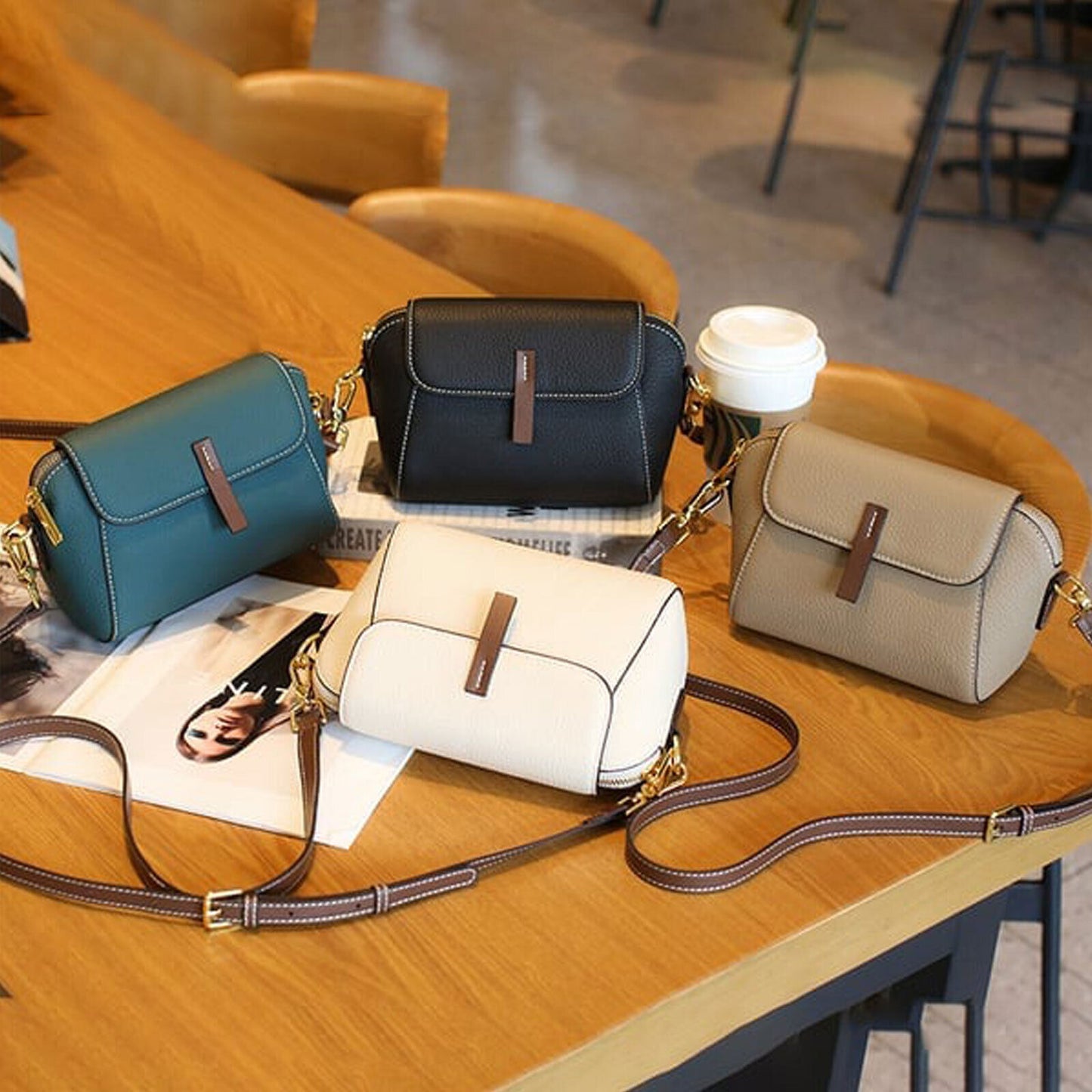 Luxury Soft Leather Trendy Versatile Crossbody Bag Shoulder Bags Handbags Women