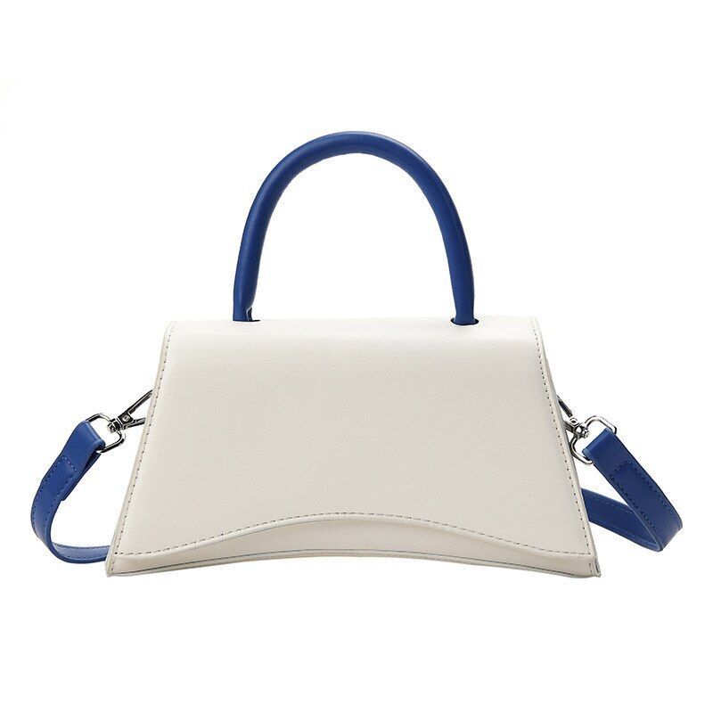 Contrast Color Small Square Bag Luxury Shoulder Fashion Messenger Bag 24*13*7 CM