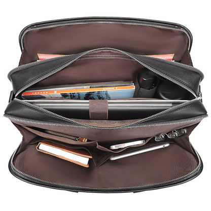 GENUINE LEATHER Luxury Mens Bag Crossbody Shoulder Messenger Designer Handbag