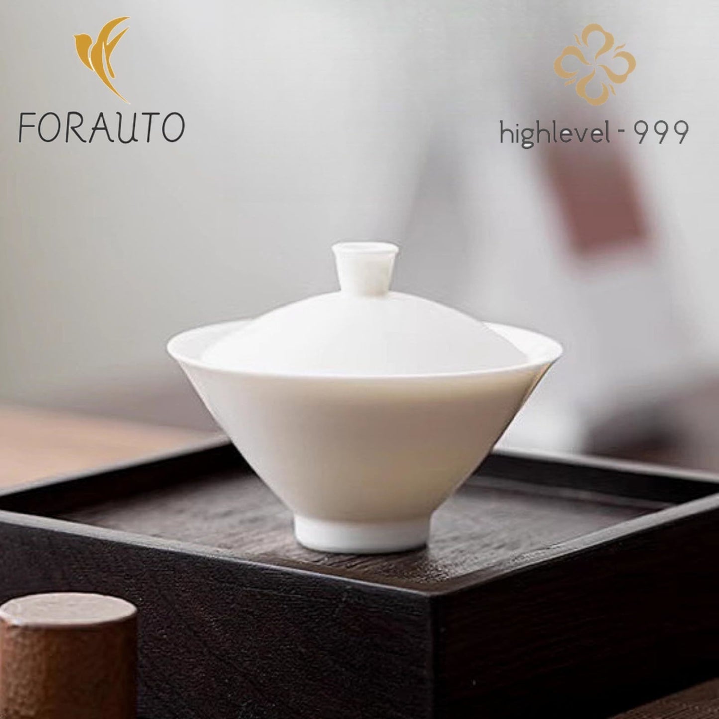 Jade Inverted Triangle Ceramics Gaiwan 100ml 3.4oz White Porcelain Tea Bowl