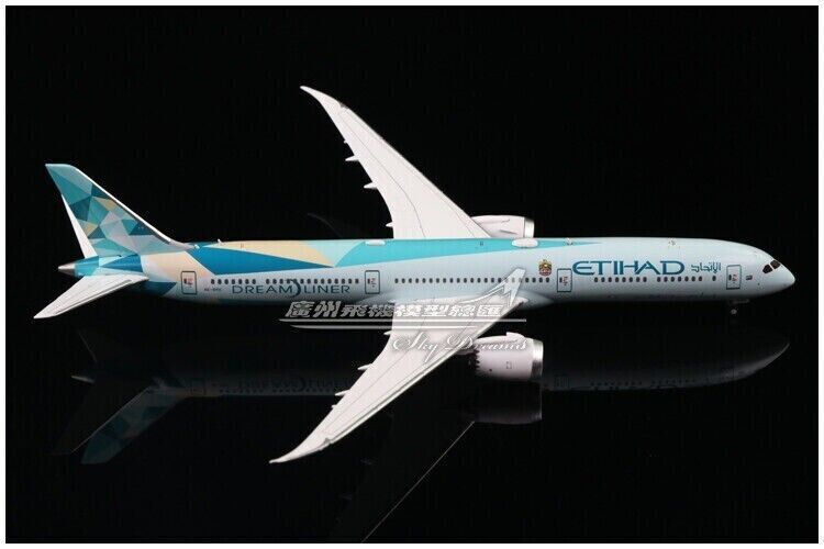 1:400 JC Wings ETIHAD DREAM LINER BOEING 787-10 Passenger Airplane Diecast Model