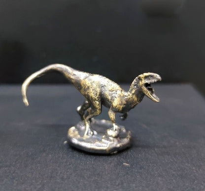 Black Brass Dinosaur Statue Animal Beast Figurine Tyrannosaurus