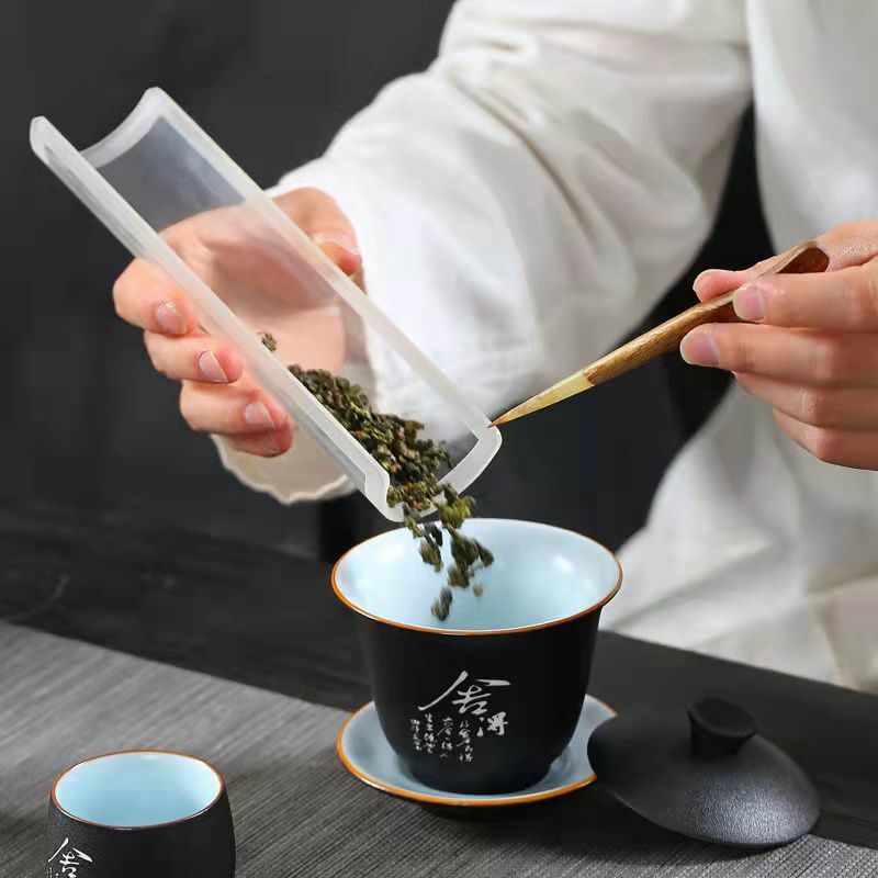 160ml Kungfu Tea Cup Ceramic Tea Bowl Gaiwan Tea Set Tea Ceremony Accessories