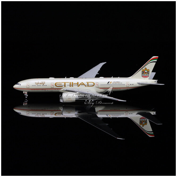 1:400 JC Wings Etihad Airways Plane B777-200LR Diecast Aircraft Model