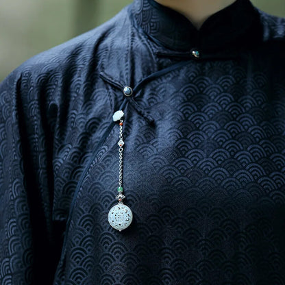 Ruyi Vintage Hanfu Accessories Antique Pendant Necklace Pendant