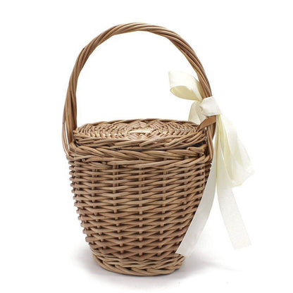 Fashion Beach Handbags Tote Travel Clutch Bohemian Straw Bags Summer Basket Bag