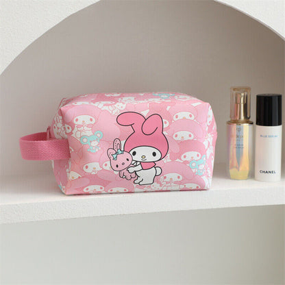 Hello Kitty Cinnamoroll My Melody Makeup Bag Cosmetic Case Travel Storage Tote A