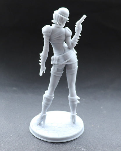 1/24 resin figures model Fantasy Punk Girl Gunner Unassembled Unpainted