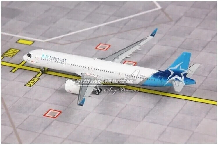 1:400 JC Wings Air Transat AIRBUS A321neo Passenger Airplane Diecast Plane Model
