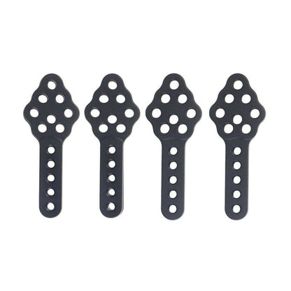 4Pcs 1/10 RC Aluminum Black Shock Absorber Mount For Axial SCX10 90046 D90 TRX4,