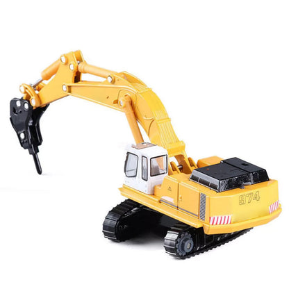 16.8cm Alloy 1/87 Tracked Broken Machine Construction Vehicle Model Decor