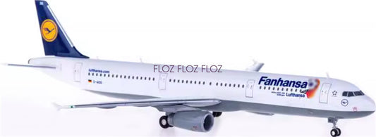 for Herpa Lufthansa for Airbus A321 D-AIDG Fanhansa 1:200 plane Pre-built Model