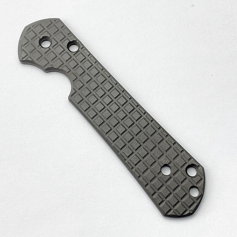 1 Pc Titanium Alloy Scales for Chris Reeve Large Sebenza 21 Knife Grenade Square