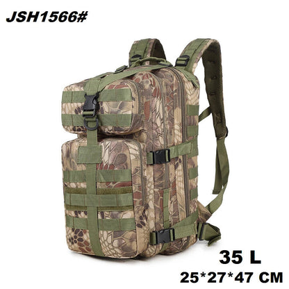 Backpack Outdoor Tactical Sports Camping Hiking Trekking Fishing Hunting Bag