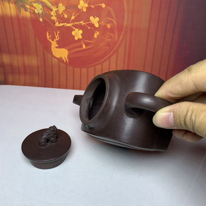 Chinese Yixing Purple Clay Teapot Zisha Ceramic Exquisite Teaware Collector Rare