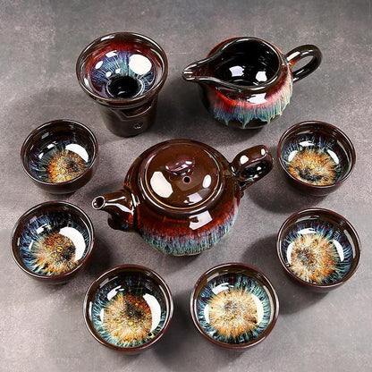Ceramic Bowl Kung Fu Tea Set Porcelain Tea Cup Puer Oolong Tea China Teapot Cup