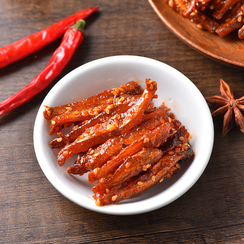 Spicy Silver Fish 500g Dried Small Fish Instant Chinese Specialty Seafood Snacks