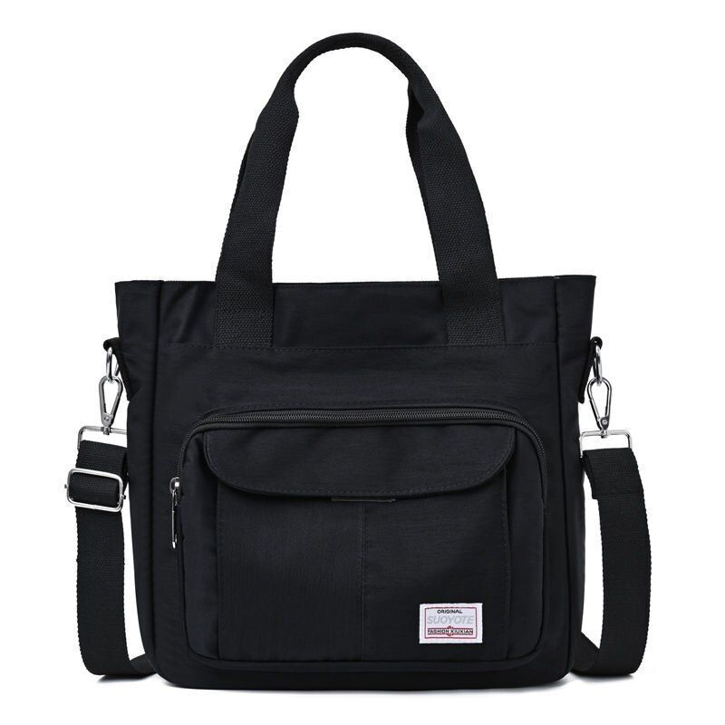 Canvas Bag High-capacity Nylon Messenger Purse Handbag Polyester Shoulder Pouch