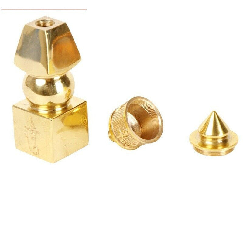 6 Inch Brass Buddhist Pagoda Feng Shui Pagoda Stupa Decoration