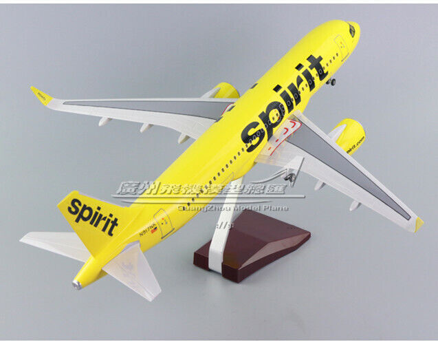47CM 1:80 Spirit AIRBUS A320neo Passenger Airplane Landing gears Resin Model