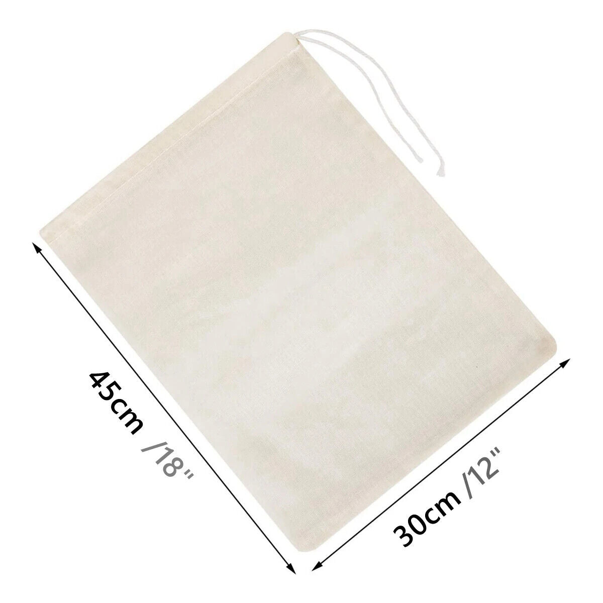 Strainer Bags Fine Nylon Reusable Nut Milk Unbleached Food Cheese Yogurt Filters
