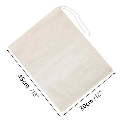 Strainer Bags Fine Nylon Reusable Nut Milk Unbleached Food Cheese Yogurt Filters