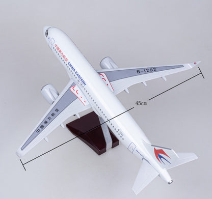 1:80 47CM CHINA EASTERN AIRBUS A320neo Airplane Landing Gear Resin Plane Model