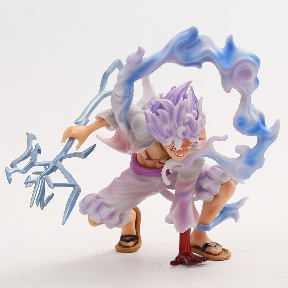 One Piece Gear 5 Sun God Nika Luffy PVC Action Figure Toy Statue Model Doll Gift