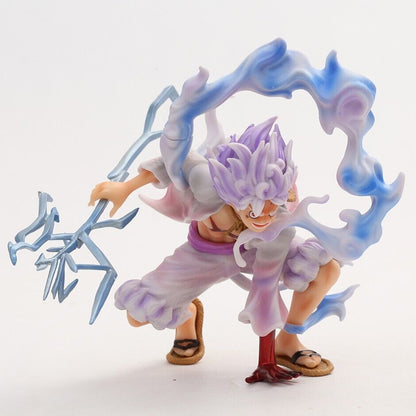 One Piece Gear 5 Sun God Nika Luffy PVC Action Figure Toy Statue Model Doll Gift
