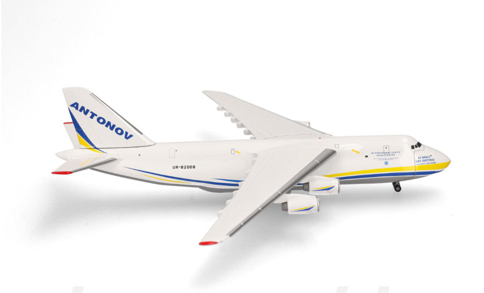 1:500 Herpa Antonov Antonov AN-124 Passenger Airplane Diecast Model