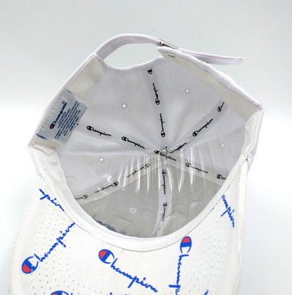 Champion Sport Baseball Cap Snapback Hip Hop Hat Embroidery Rare Golf White Cap