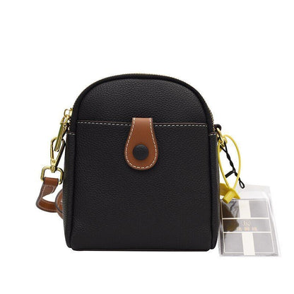 Genuine Cow Leather Bags Mini Messenger Bag Handbags Purse Small Shoulder Purse