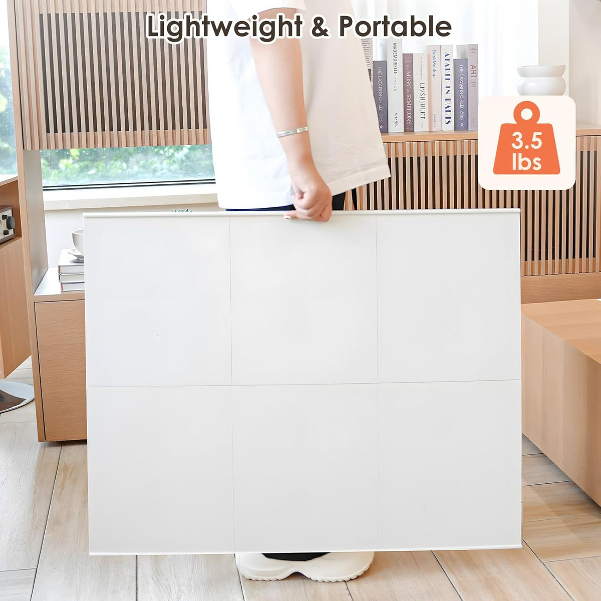 1000-Piecce Tilting Puzzle Board with Stand, 31” X 24” Lightweight Portable Puzz