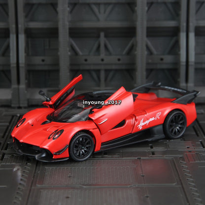 1/32 2021 Pagani Huayra R Model Car Diecast Toy Cars Toys for Boys Kids Gifts