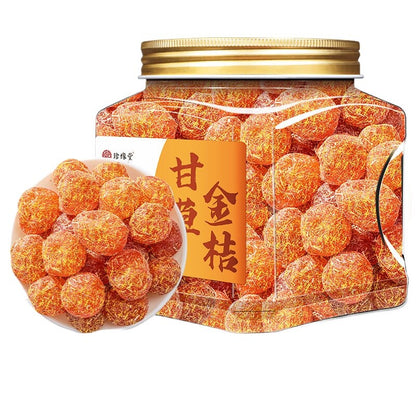 500g Organic Licorice Kumquat Dried - No Additives.