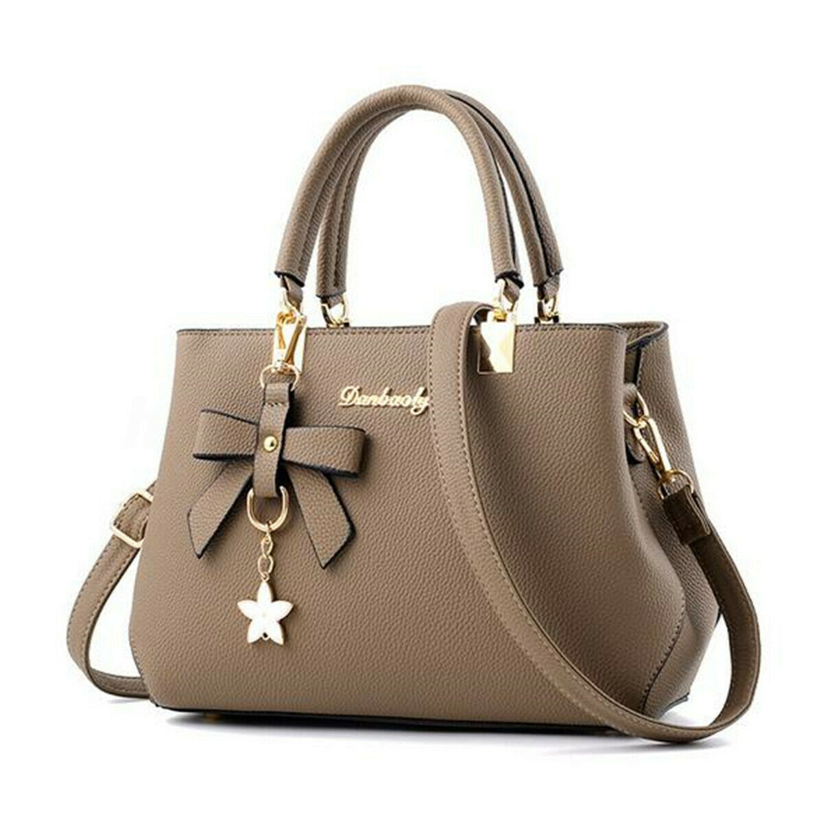 Womens Ladies PU Leather Handbag Shoulder Messenger Satchel Tote Crossbody Bags