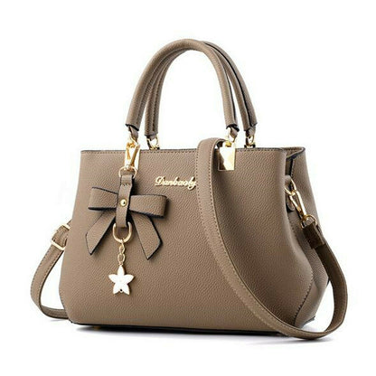 Womens Ladies PU Leather Handbag Shoulder Messenger Satchel Tote Crossbody Bags