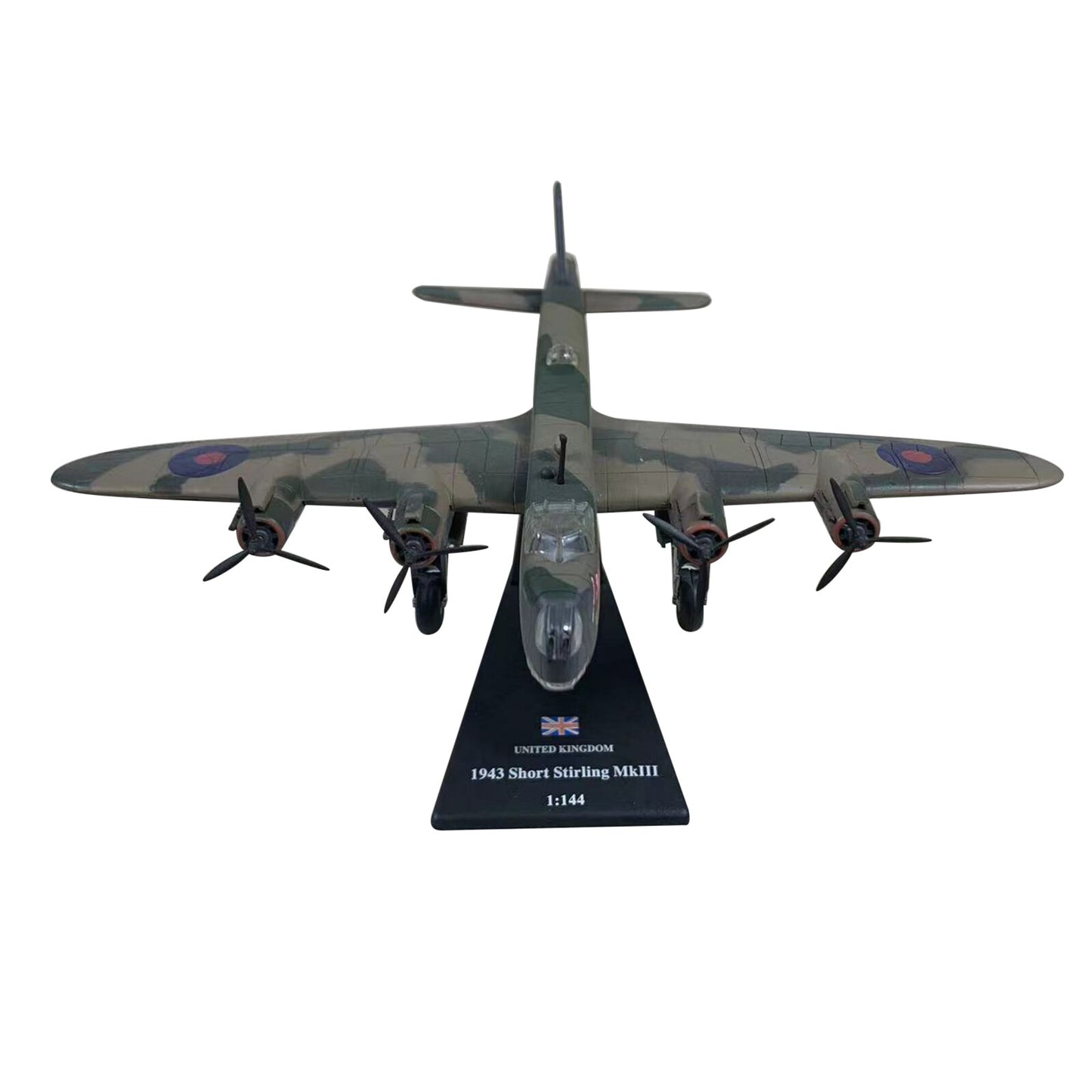 1/144 Scale Diecast Alloy WWII Short Sterling MK.lll Bomber Aircraft Model