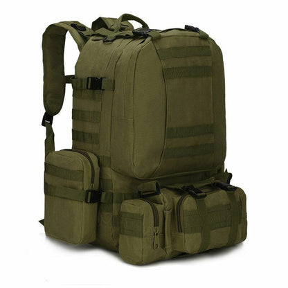 Tactical Backpack 50L Waterproof Bag Hiking Rucksack Outdoor Camping Equipment