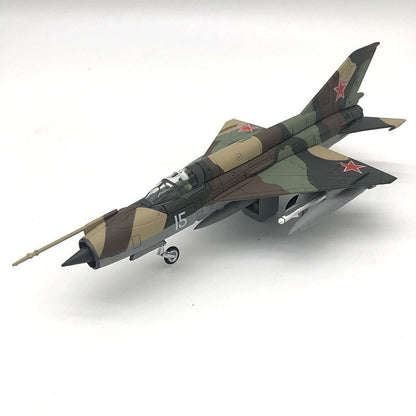 1/72 Soviet Classic Fighter Mig-21 MiG 21 Alloy Military Aircraft Plane Model