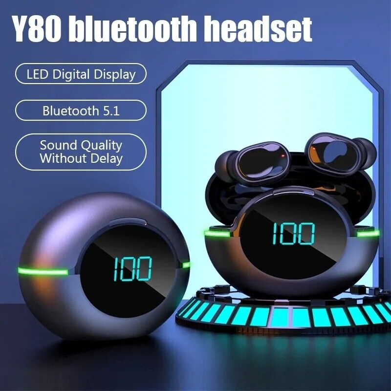 2023 Bluetooth Earbud Headset TWS Wireless Earphone Invisible for All Phone